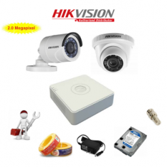 Trọn bộ 2 camera hikvision 2.0M